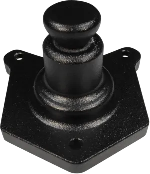 Terry Components 550025 Solenoid End Cover/Starter Button - Black
