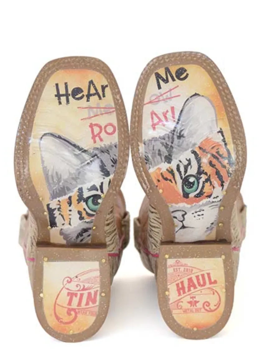 Tin Haul Golden Tiger Boots *Little Girls*