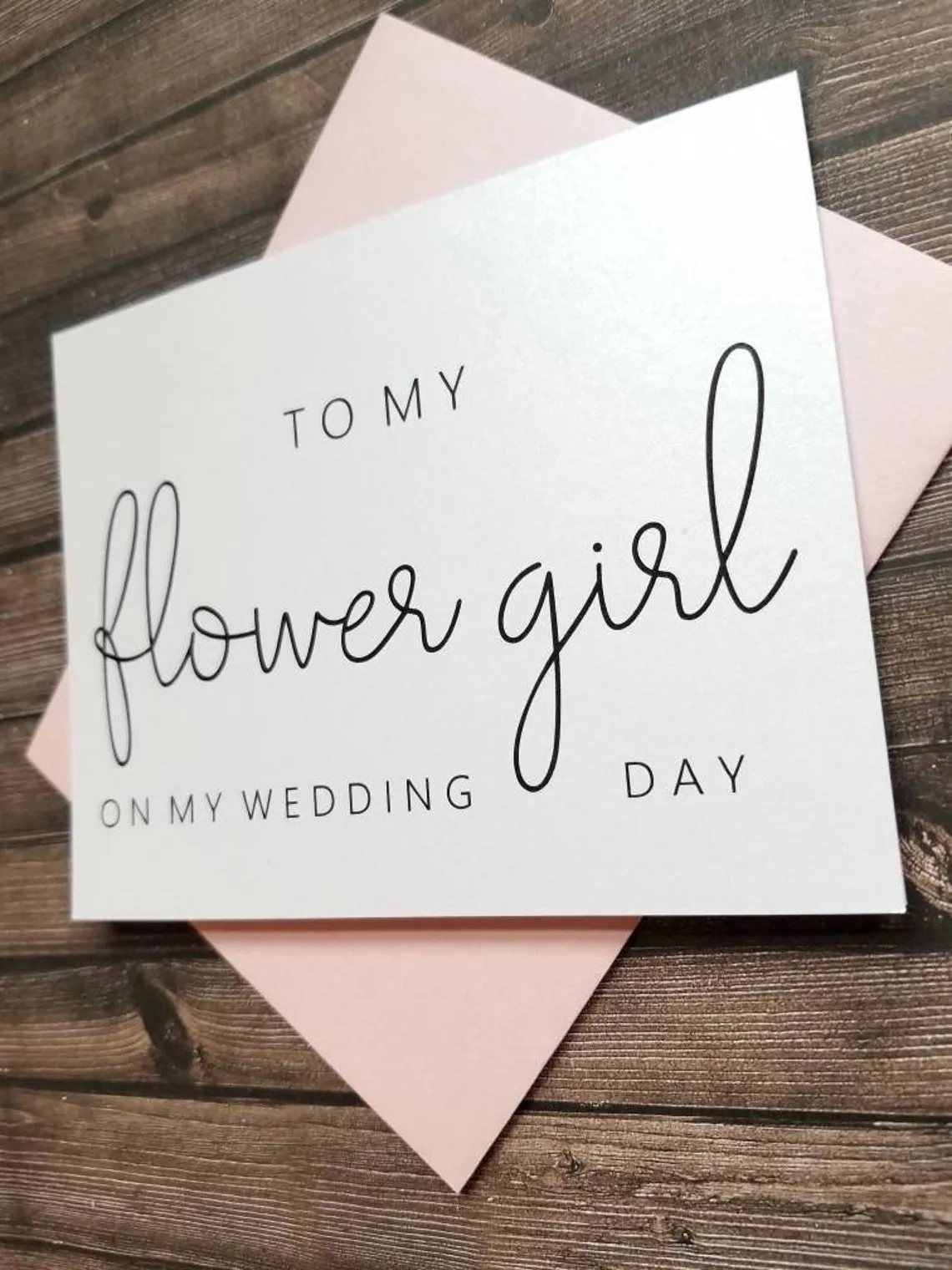 To My Flower Girl