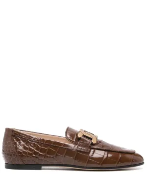 Tod's Kate Loafers Brown