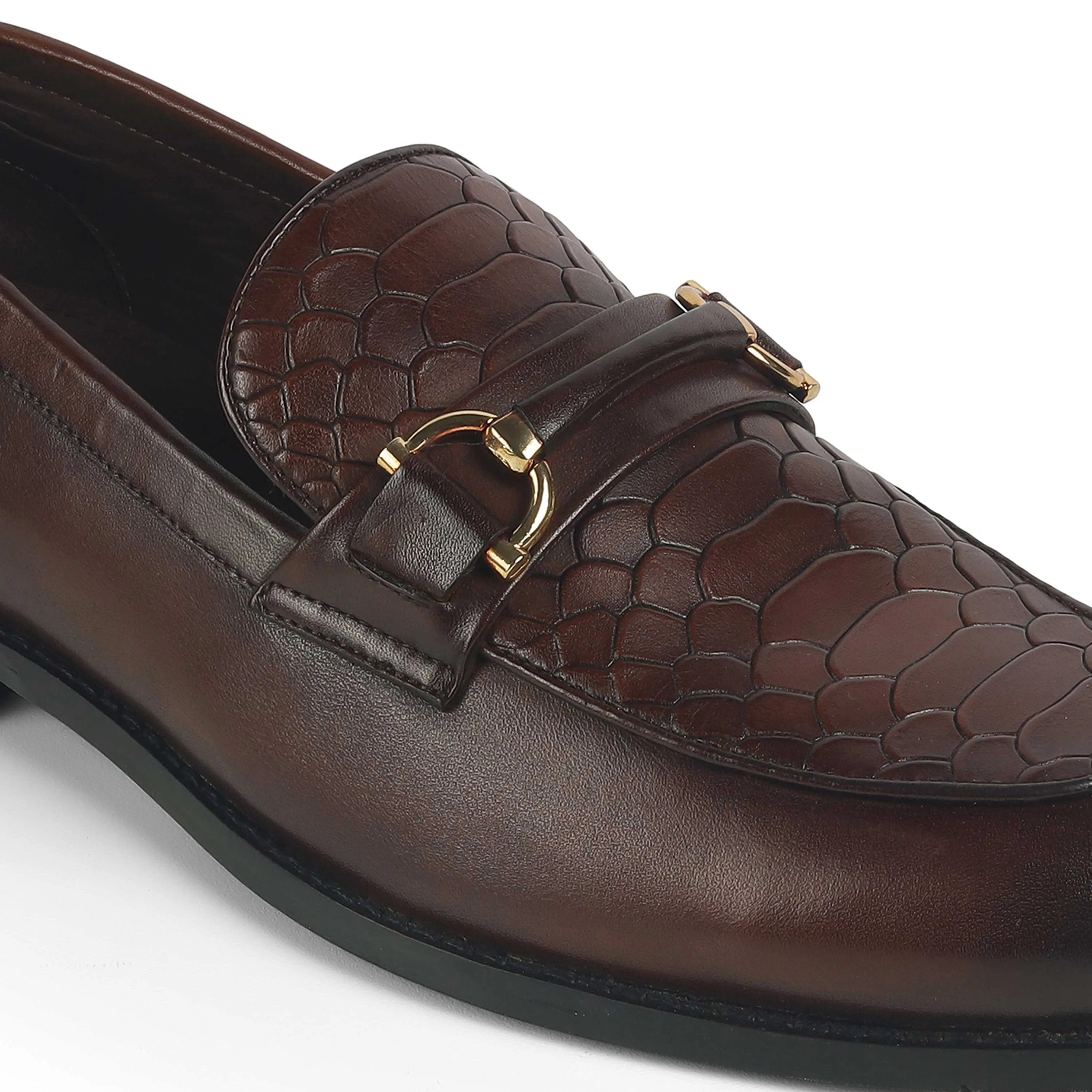 Tresmode Tremso Cognac Men's Leather Loafers