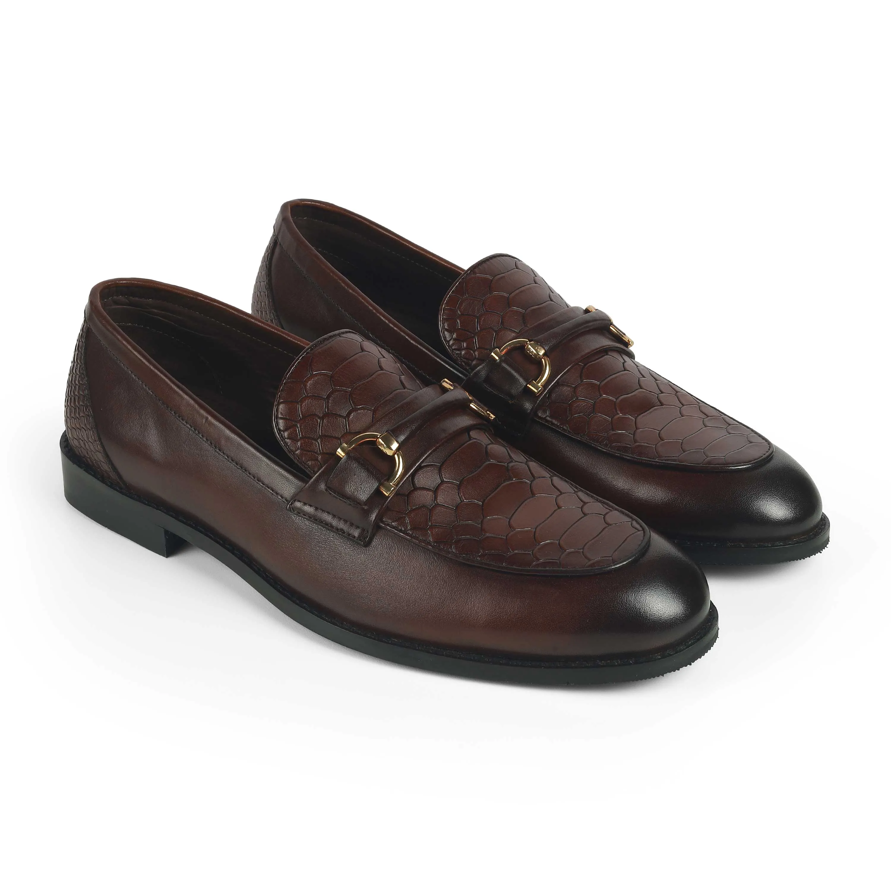 Tresmode Tremso Cognac Men's Leather Loafers