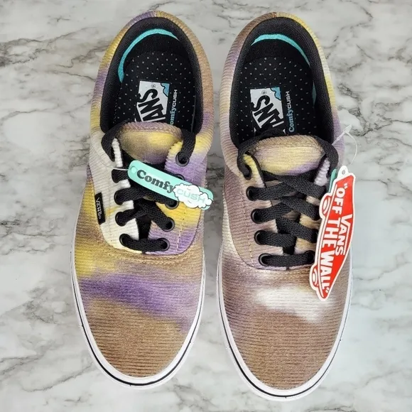 VANS Era tie dye comfy Cush Sneakers new