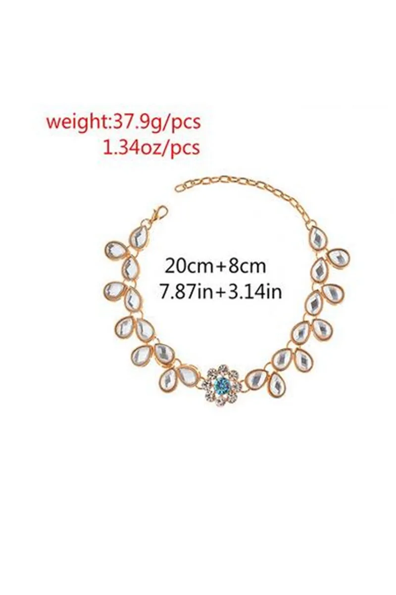 Vintage Ethnic Style Beach Sandals Diamond Jewelry Diamond Anklet-860338