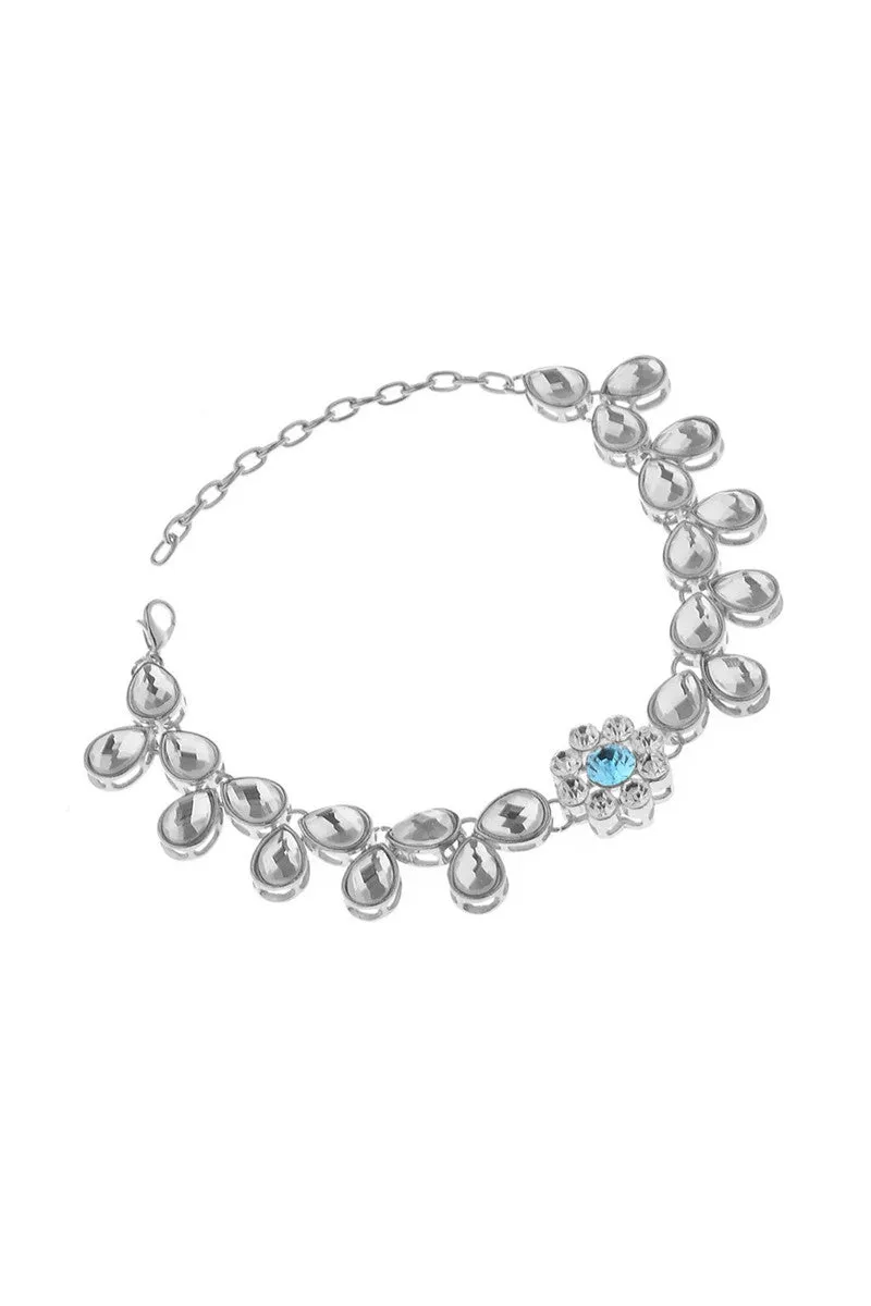 Vintage Ethnic Style Beach Sandals Diamond Jewelry Diamond Anklet-860338